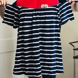 Off the shoulder flowy top